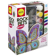 Alex Craft Rock Pets Butterfly Kids Art and Craft Activity
