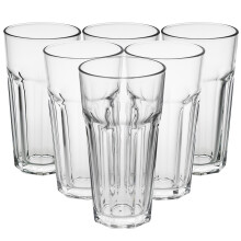 475ml Highball Glasses Set of 6 Tall Tumblers