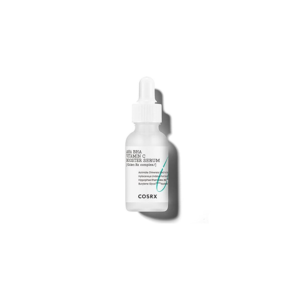 cOSRX AHA BHA Vitamin c Booster Serum 101 fl oz 30 ml, Face Serum, Brighten, Anti Aging, Plumping Skin, Natura