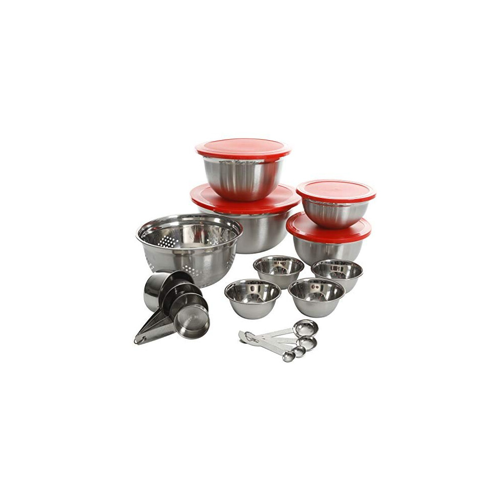 Photos - Other Accessories Gibson 21 pc Stainless Steel, Kitchen Prep Set