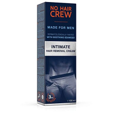 No Hair Crew Crema Depilatoria Intima per Uomini - Indolore, Perfetta, 100ml