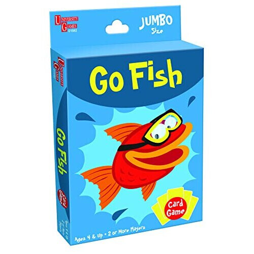 University Games Go Fish Card Game Jumbo Size