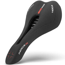 Wittkop Mountain Bike Seat Made of Comfortable Memory Foam I MTB Saddle with Innovative Ergonomic 5 Zone-Conce