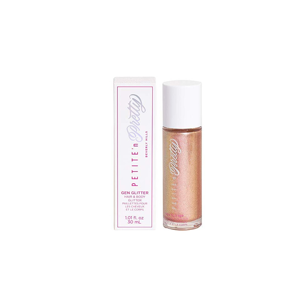Petite N Pretty Gen Glitter For Kids, Children, Tweens, And Teens. Weightless Hair And Body Glitter. (14 Karat