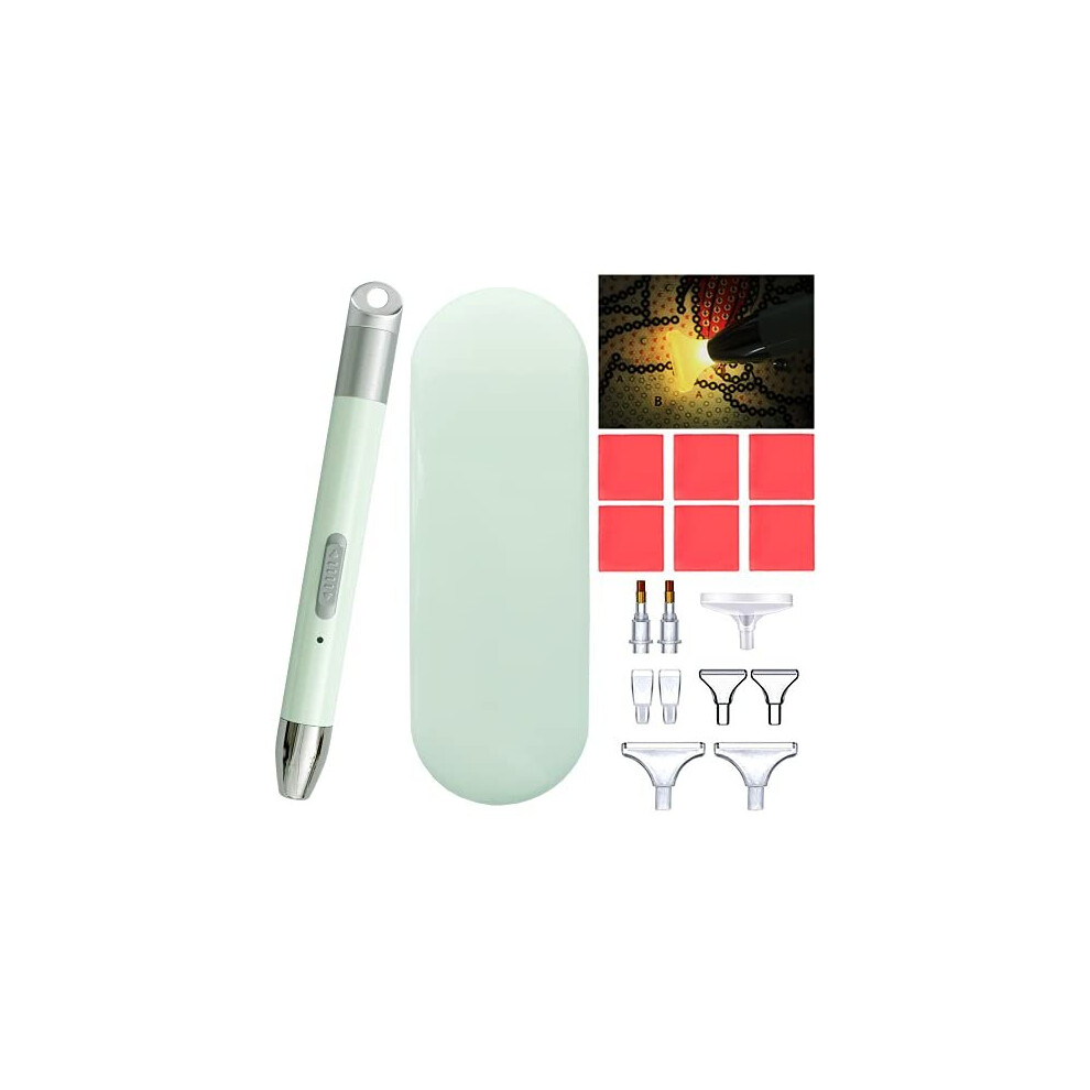 LED Diamond Art Pens with Light, 5D Diamond Painting Tools Rechargeable Light Pen, Diamond Art Accessories and