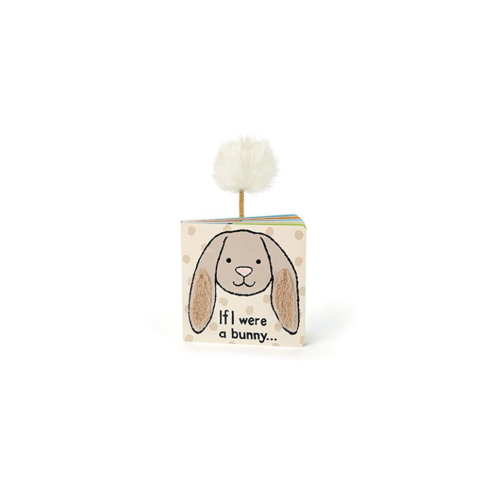 Jellycat Baby Touch and Feel Board Books, If I were a Bunny, Beige