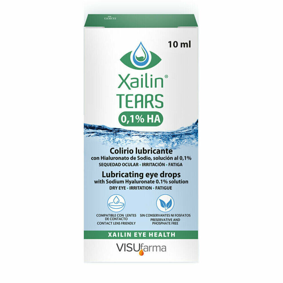 Visufarma Xailin Tears 0.1% Ha Eye Drops 10Ml - Pack Of 6