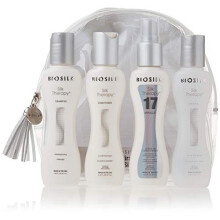 Das Wunder-Seiden-Set von Biosilk für Damen und Herren, 4-teilig, 64 g Seidentherapie