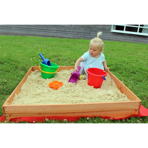 Actiasgear Wooden Sand Pit & Ball Pit with Protective