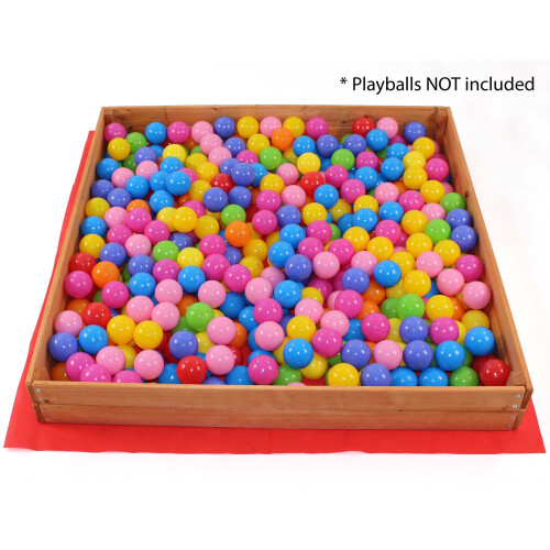 Actiasgear Wooden Sand Pit & Ball Pit with Protective 2