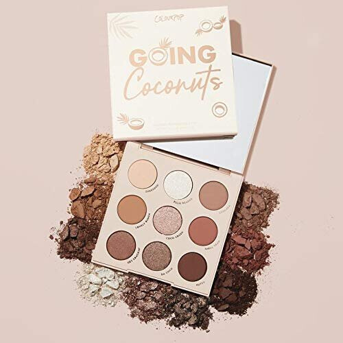 colourpop going coconuts Pressed Powder Eyeshadow Palette
