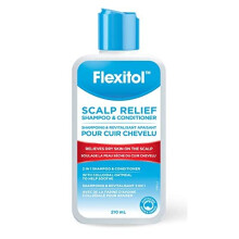 Flexitol Scalp Relief utan tjära 2-i-1 schampo och balsam för torr och kliande hårbotten - 2,1 l - lindrar eksem, psoriasis och mjäll
