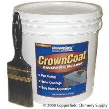 Saver Systems CrownCoat Brushable Water Sealant 2-Gallon (covers 40 sq. ft. Per Gallon)