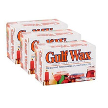 Gulf Wax Huishoudelijke paraffinewas, repen van 1 pond (3 verpakkingen)
