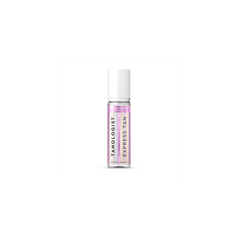 Tanologist Light Express Self Tan Mousse, - Hydrating Sunless Tanning Foam, Vegan And Cruelty Free - 676 Fl Oz