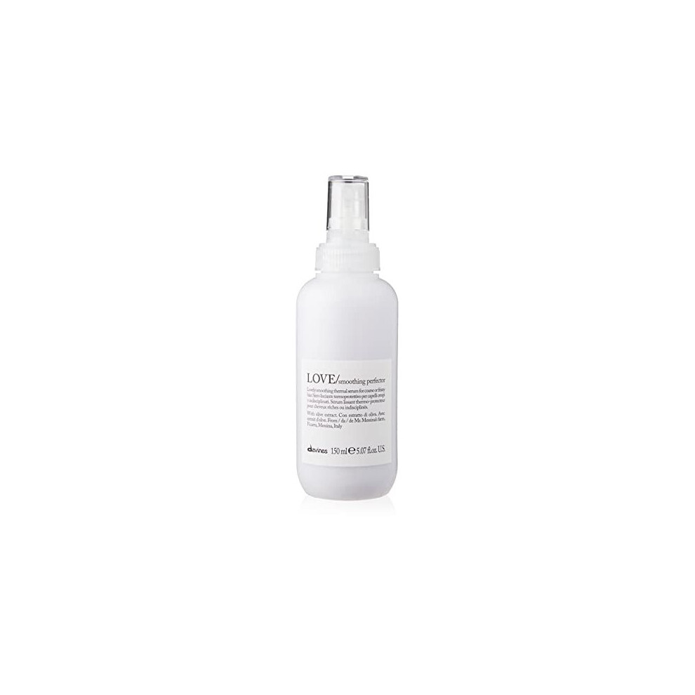 Davines Love Smoothing Perfector, Thermal Serum For Coarse Or Frizzy Hair, Tame And Nourish, 5 Fl Oz