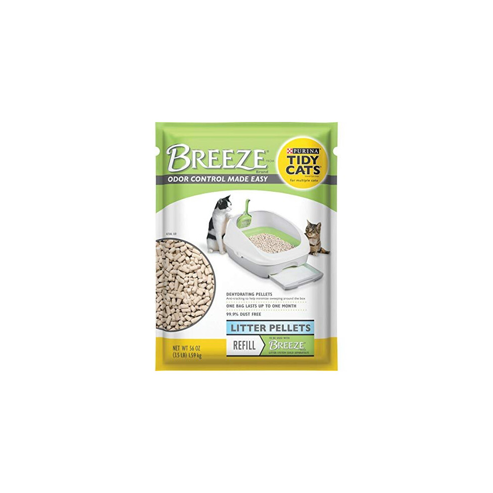 Tidy Cats Breeze Cat Litter Pellets, Refill 3.5 lb