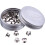 Mudder Locking Pin Keepers Backs, No Tool Required (Silver, 30 Pieces) 1