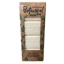 Jabón de Leche de Cabra Botánico Australiano con Aceite de Soya, 3.4 lb, Barra de 6.8 Onzas, Pack de 8