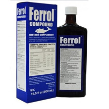 Ferrol Multivitamines with Iron - Immune Support Tonic, 500ml (Vitamins A1, D2, B12 & Iron) with Cod Liver Oil Principles for Adults & Children
