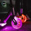 Yvolution Neon Ghost LED Scooter with Dynamic Lights for Kids Aged 5+ 6
