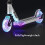 Yvolution Neon Ghost LED Scooter with Dynamic Lights for Kids Aged 5+ 2