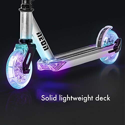 Yvolution Neon Ghost LED Scooter with Dynamic Lights for Kids Aged 5+ 1
