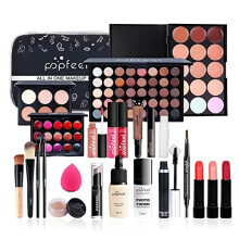 All in One Makeup Kit Makeup Kit for Women Full Kit Multipurpose Makeup Kit-Makeup Brush Set Eyeshadow Palette Lip Gloss Set Makeup Bag Eyebrow