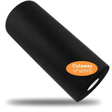 New brothread Black cut Away Machine Embroidery Stabilizer Backing 12 x 25Yd roll - Medium Weight 25 oz - 2 Op