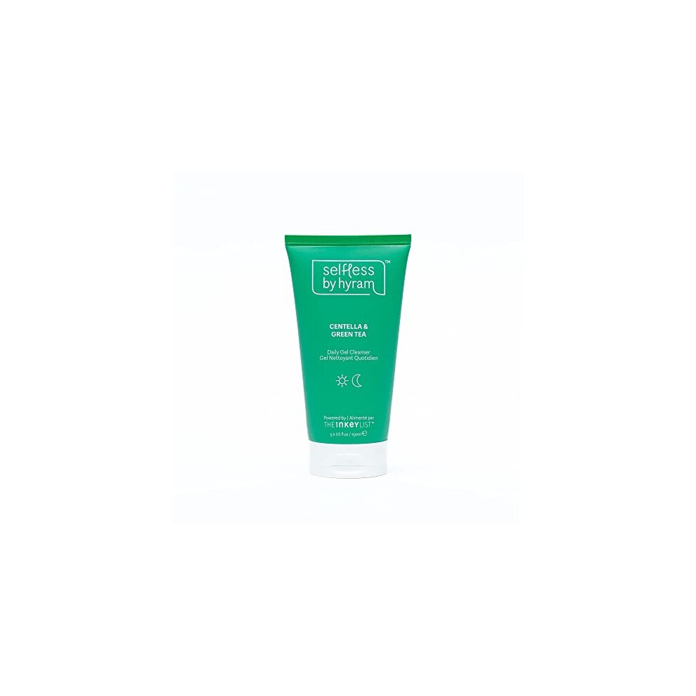 Selfless by Hyram centella & green Tea Hydrating gel cleanser gentle, Hydrating Daily face cleanser with Antio