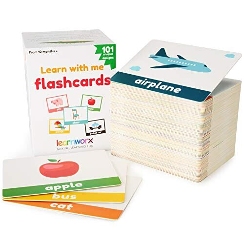 LearnWorx 101 Cartes Flash pour Bb Prim Premiers Mots Apprendre les ...