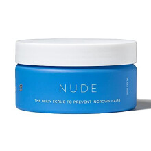Bushbalm Ingrown Hair Peeling Scrub - Reduziert eingewachsene Haare und Unterarmbeulen, beruhigt die Haut - Nude, 236 ml