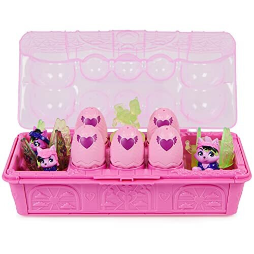 Hatchimals Hatchimals CollEGGtibles, Κουτί Οικογένειας Λύκων Rainbow-cation με 10 χαρακτήρες