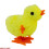 Wind Up Jumping White Bunny & Yellow Baby Chick Chicken Easter Egg 2 Pk 3