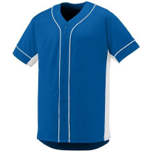 1660A-Royal- White-2X Slugger Jersey, Royal-White - 2X