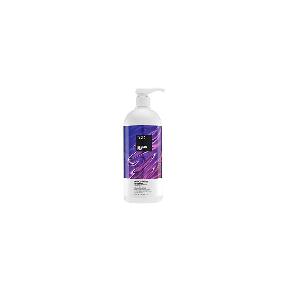 Igk Purple Blonde Pop Toning Shampoo Liter