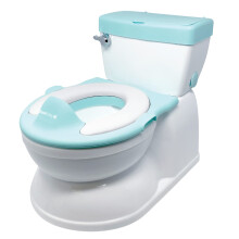 Real Feel 2-in-1 Töpfchen mit Tuchaufbewahrung, Spülgeräuschen & Einweg-Einlagen - Realistisches WC - Jool Baby (Aqua)
