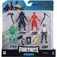 FORTNITE FNT0988 FNT - 4 Figuren Pack (Micro Legendary Series) (Squad Mode) (C1S3), Multi