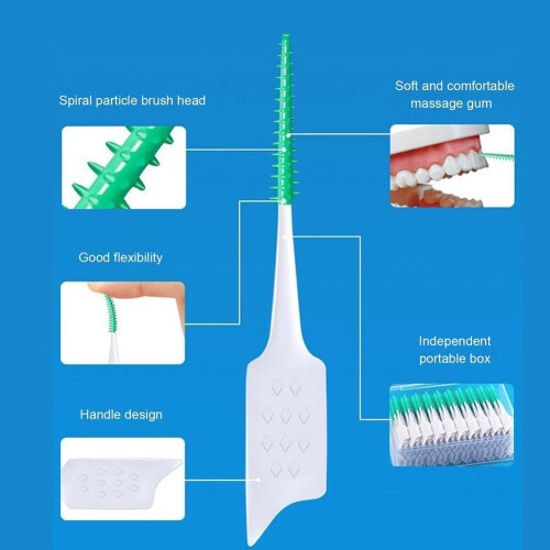 150 Interdental Brushes Sticks Picks Dental Floss Teeth Tooth Tooth 2