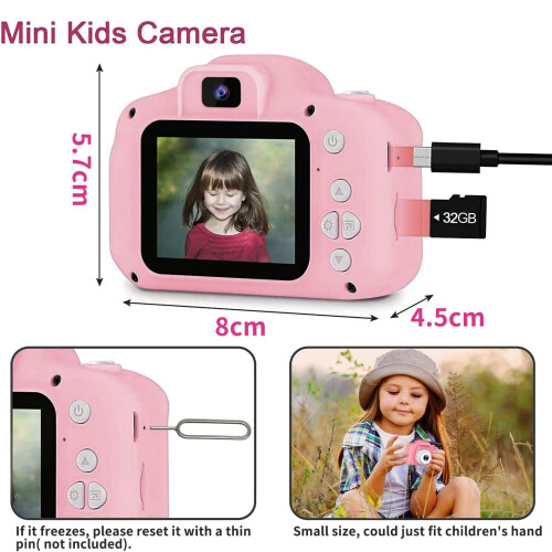 Barnpresent: LCD-kamera – Mini leksakskamera i HD för barn 1