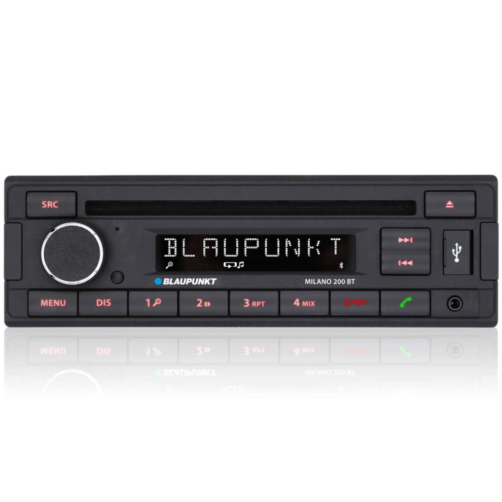 Blaupunkt Milano200bt Car Media Receiver - Radio, Bluetooth, Usb 4260499852351