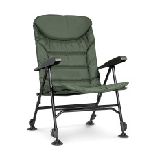 Dellonda Portable Fishing/Camping Chair, Reclining, Adjustable Height, Water Resistant, Foldable