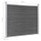 VidaXL vidaXL Zaunelement Set WPC 699x146 cm Schwarz 6