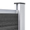 VidaXL vidaXL Zaunelement Set WPC 699x146 cm Schwarz 9