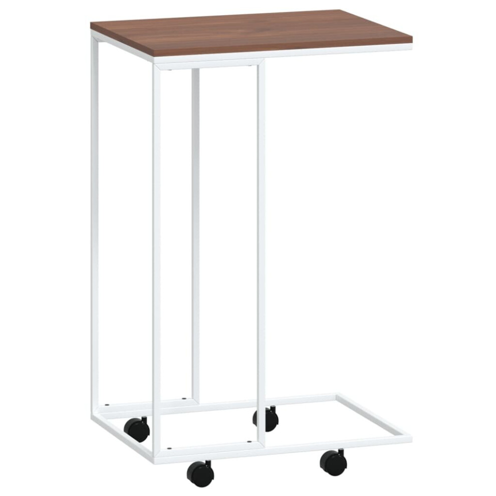 Vidaxl (White, 40 X 30 X 63.5 Cm) Side Table Hallway Tea Coffee Sofa Table Couch Table Engineered Wood