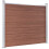 VidaXL vidaXL Zaunelement WPC 180x146 cm Braun 2