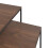 VidaXL vidaXL 2x Coffee Table Set Engineered Wood and Metal Nightstand Nesting Table 7