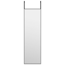 (black, 30 x 100 cm) vidaXL Door Mirror Glass and Aluminium Hanging Mirror Black/Gold Multi Sizes