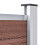 VidaXL vidaXL Zaunelement Set WPC 353x146 cm Braun 8