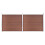 VidaXL vidaXL Zaunelement Set WPC 353x146 cm Braun 1